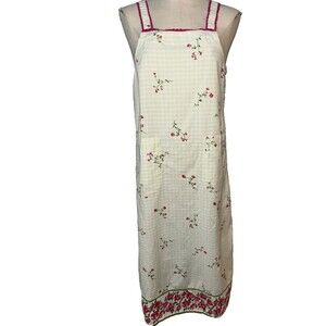 April Cornell Women’s Vintage Floral Midi Dress size S Retro Prairie Cottagecore